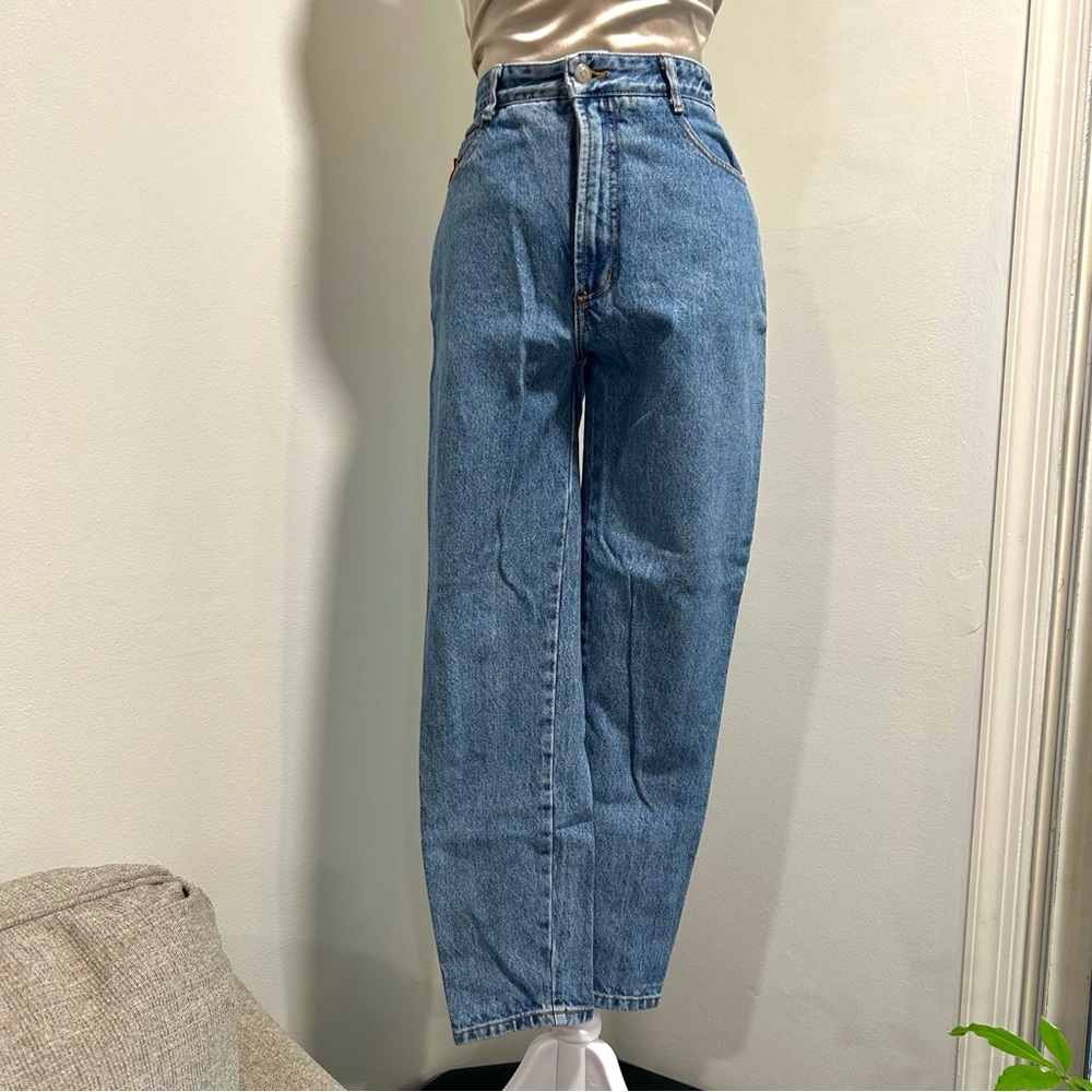 Vintage BONGO High Waisted Straight Leg Jeans size 25”